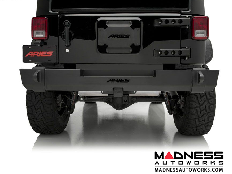 Jeep Wrangler JK TrailCrusher Rear Bumper - Carbide Black Powder Coat